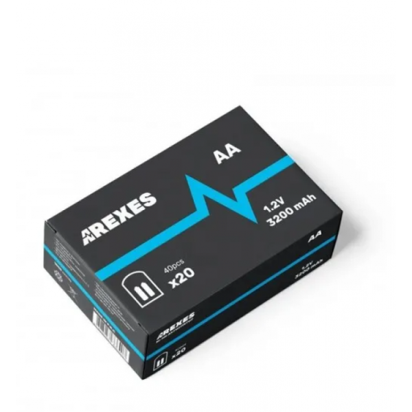 Аккумулятор АА Arexes (3200mAh) 1.2v (NI-MH) пальчик - Фото 2 Аккумулятор АА Arexes (3200mAh) 1.2v (NI-MH) пальчик - изображение 2