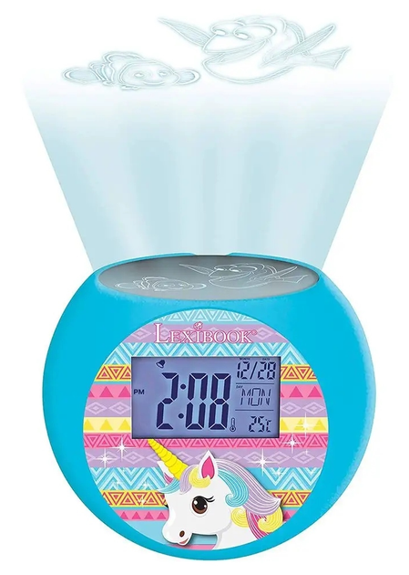 Настільний радіобудильник Lexibook RL975UNI Єдиноріг з проєктором (3380743075808) - зображення 2