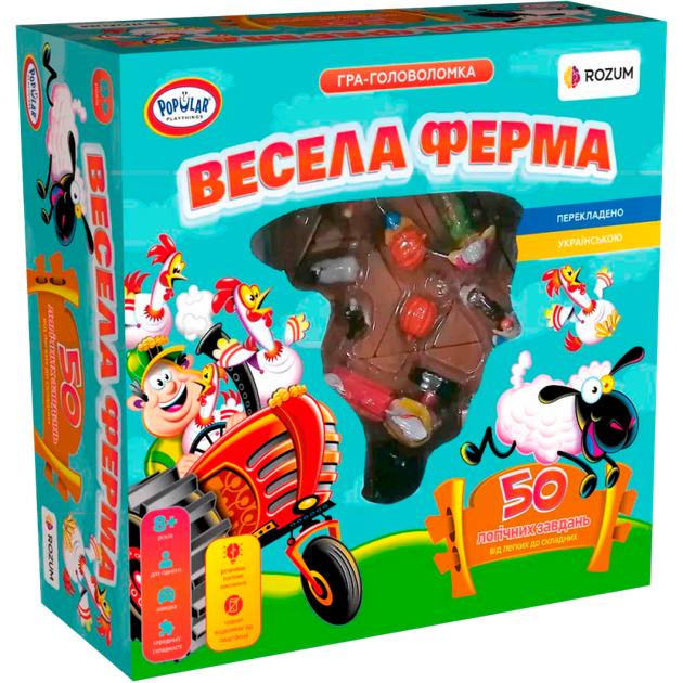 Настільна гра Rozum Весела Ферма (Funny Farm) ( укр) ( 75582870220 ) - зображення 2