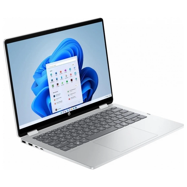 Ноутбук HP OmniBook 5 Flip x360 14" WUXGA IPS Touch, Intel 3-100U, 8GB, F512GB, UMA, DOS, сріблястий - Фото 4 Ноутбук HP OmniBook 5 Flip x360 14" WUXGA IPS Touch, Intel 3-100U, 8GB, F512GB, UMA, DOS, сріблястий - зображення 4