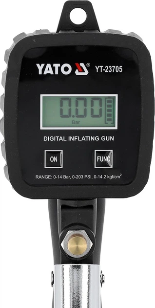 Pistolet pneumatyczny YATO cyfrowy manometr LCD YT-23705 (5906083124471) - obraz 4