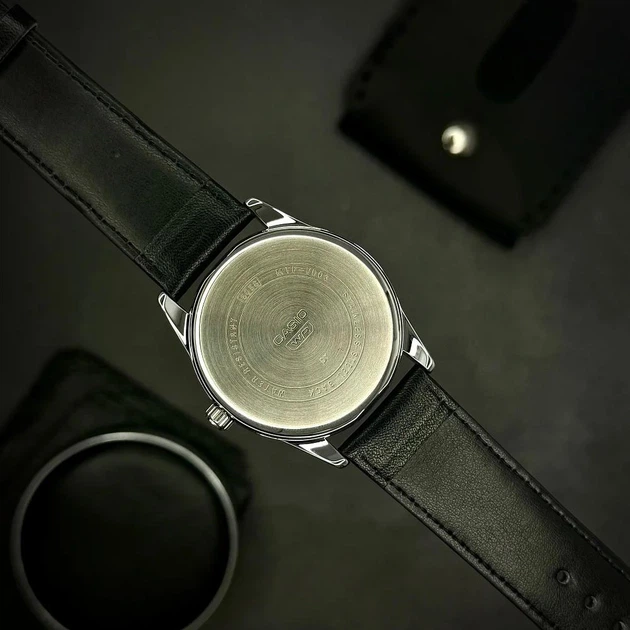 Чоловічий годинник Casio MTP-VD03L-1A чорна класика - изображение 7
