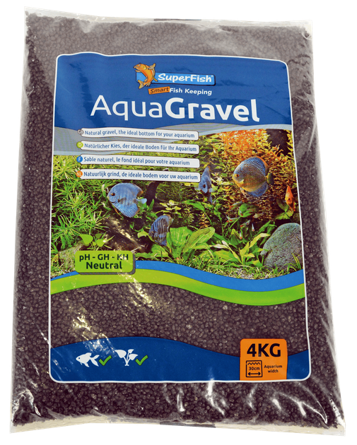 Акваріумний гравій SF AQUA GRAVEL CRYSTAL BLACK 1-2 MM 4 KG (A8050125) - изображение 2