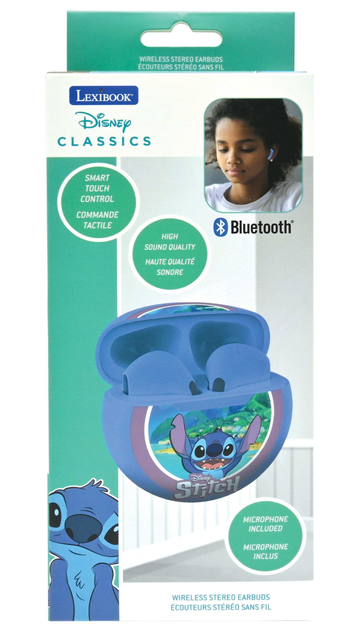 Безпровідні навушники Lexibook HPBT05D Stitch (3380743100814) - зображення 4