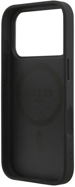 Панель Guess 4G Strap Triangle Logo MagSafe для Apple iPhone 17 Pro Black (3666339526481) - зображення 6