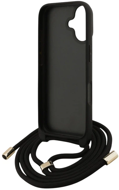 Панель Guess 4G Big Logo Cord Stap Crossbody для Apple iPhone 17 Brown (3666339526771) - зображення 6