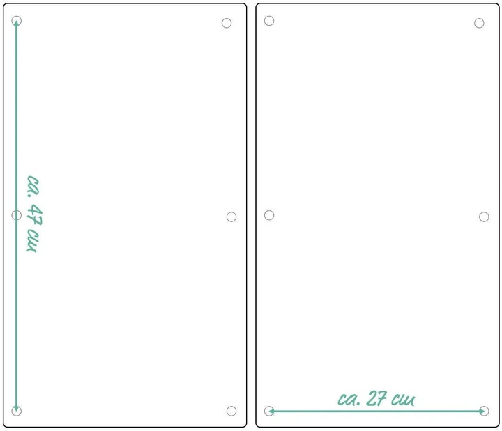 Płyty ochronne na kuchenkę Zeller 2 szt 27 x 47 cm (4003368263199) - obraz 3