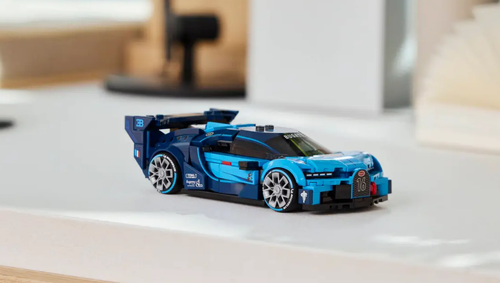 Конструктор Lego Спортивный Автомобиль Bugatti Vision Gran Turismo Hyper Speed Champions 77253 - изображение 8