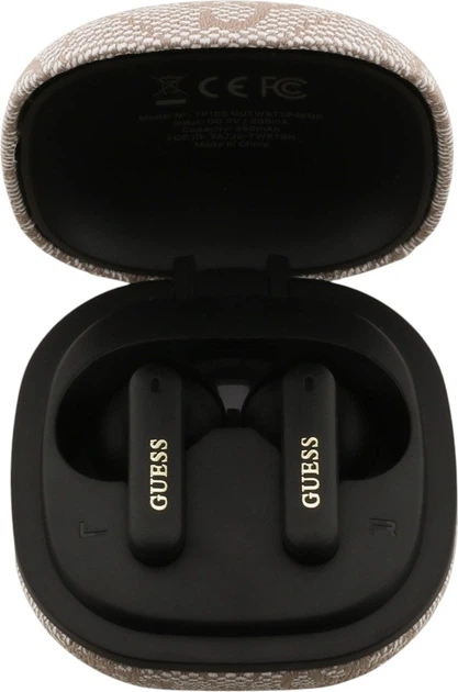 Słuchawki Guess 4G Classic Metal Logo TWS ENC Pink (GUTWST3P4EGP) - obraz 3