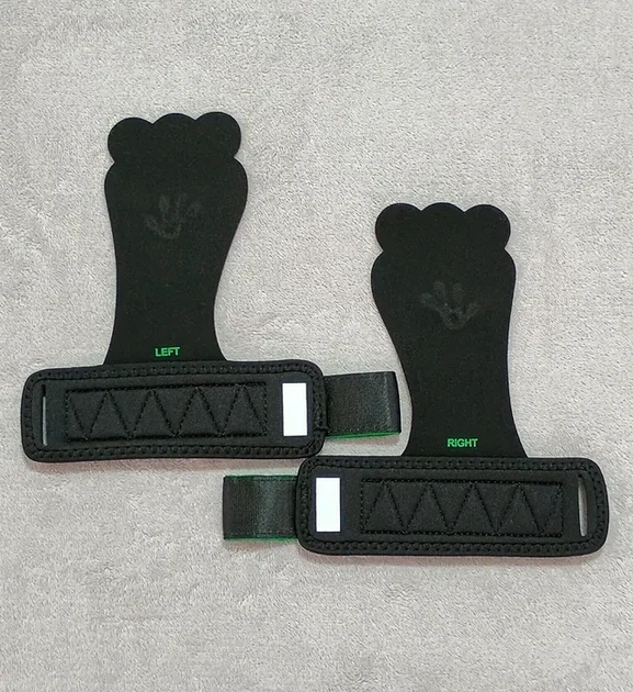 Гимнастические безмагнезионные накладки Frog ELITE GRIPS 4.0 HD, размер XL, зелёный цвет - изображение 5