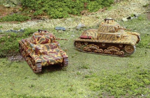 Збірна модель 1:72 комплект з двух моделей середній танк Carro Armato M 13/40 Italeri 7517 - зображення 2