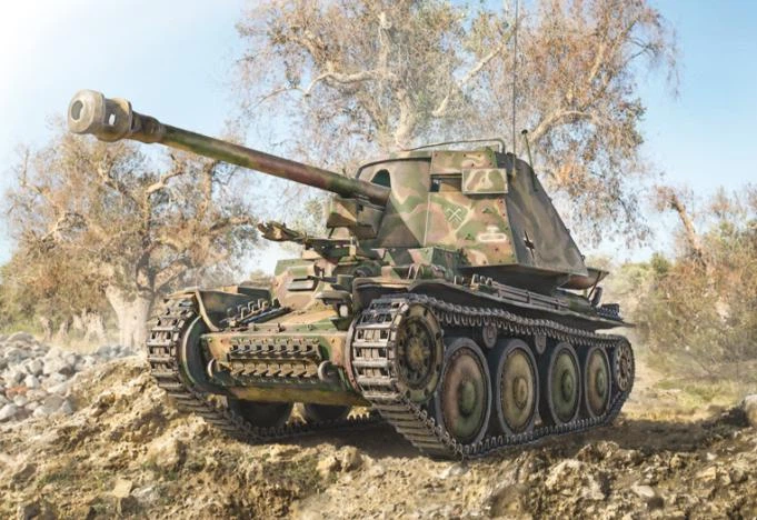Збірна модель 1:35 танк Marder III Ausf. H Sd. Kfz.138 Italeri 6566 - зображення 2