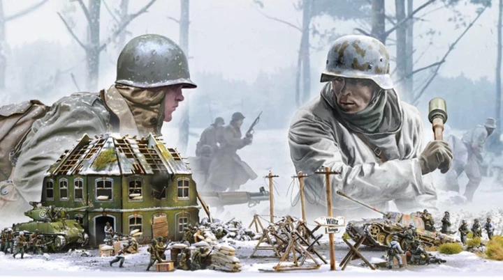 Збірна модель 1:72 бойовий набір Bastogne Siege 80 Years Italeri 6186 - изображение 2