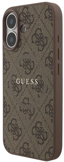 Панель Guess 4G Ring Classic Logo MagSafe для Apple iPhone 17 Brown (3666339491048) - зображення 2
