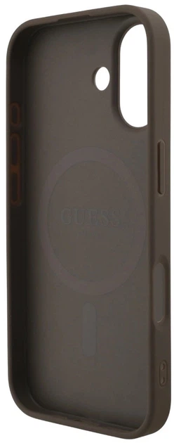 Панель Guess 4G Ring Classic Logo MagSafe для Apple iPhone 17 Brown (3666339491048) - зображення 6