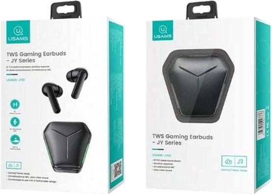 Słuchawki Usams JY Series Gaming Black (BHUJY01) - obraz 2