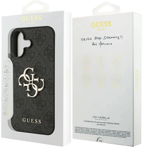 Панель Guess 4G Big Logo для Apple iPhone 17 Black (3666339491482) - зображення 8