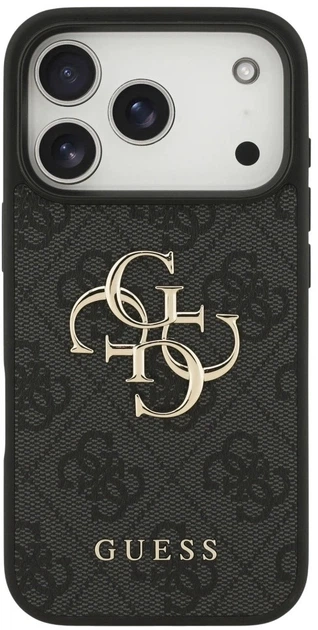 Панель Guess 4G Big Logo для Apple iPhone 17 Pro Black (3666339491505) - зображення 3