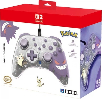 Kontroler Hori HORIPAD Turbo do Nintendo Switch 2 Gengar and Mimikyu (NSX-090E) - obraz 2