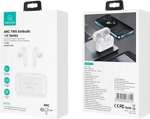Słuchawki Usams LY Series White (BHULY06) - obraz 7