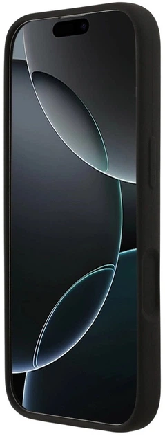 Панель Guess Silicone Triangle Logo MagSafe для Apple iPhone 17 Black (3666339517113) - зображення 7