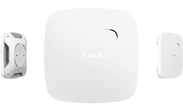 Беспроводной датчик дыма с сенсором температуры AJAX FireProtect белый - Фото 3 Беспроводной датчик дыма с сенсором температуры AJAX FireProtect белый - изображение 3
