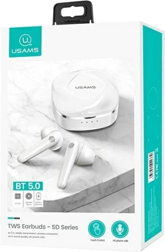 Słuchawki Usams US-SD001 White (BHUSD01) - obraz 3