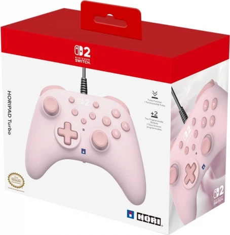 Kontroler Hori HORIPAD Turbo do Nintendo Switch 2 Cozy Pink (NSX-109E) - obraz 2