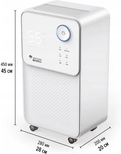Осушувач повітря Mycond Yugo Smart 16 (MCDHYGS16) - изображение 2