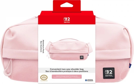 Torba na ramię Hori Adventure Pack do Nintendo Switch 2 Cozy Pink (NSX-117E) - obraz 2