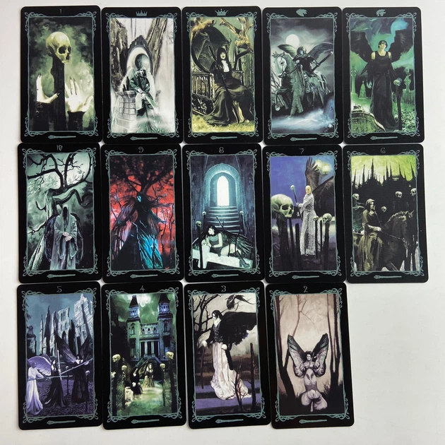 Таро Темных Ангелов, уменьшенная (Dark Angels Tarot) – фото