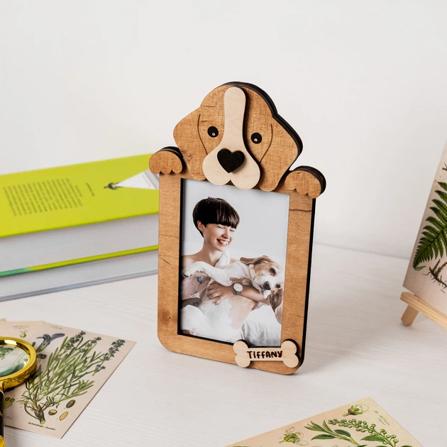 Фоторамка The Frame Depot с биглем персонализирована на 1 вертикальное фото Светло-коричневый (dog_beagle_vertical) - Фото 3 Фоторамка The Frame Depot с биглем персонализирована на 1 вертикальное фото Светло-коричневый (dog_beagle_vertical) - изображение 3