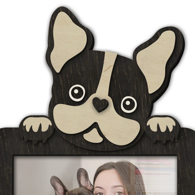 Фоторамка The Frame Depot с французским бульдогом персонализирована на 1 фото Черный (dog_french_bulldog_horizontal) - Фото 6 Фоторамка The Frame Depot с французским бульдогом персонализирована на 1 фото Черный (dog_french_bulldog_horizontal) - изображение 6