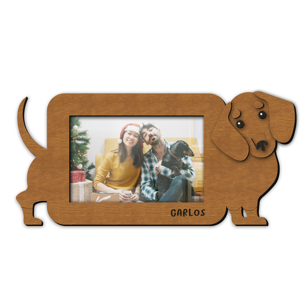 Фоторамка The Frame Depot с таксой персонализирована на 1 горизонтальное фото Светло-коричневый (dog_dachshund) - Фото 1 Фоторамка The Frame Depot с таксой персонализирована на 1 горизонтальное фото Светло-коричневый (dog_dachshund) - изображение 1