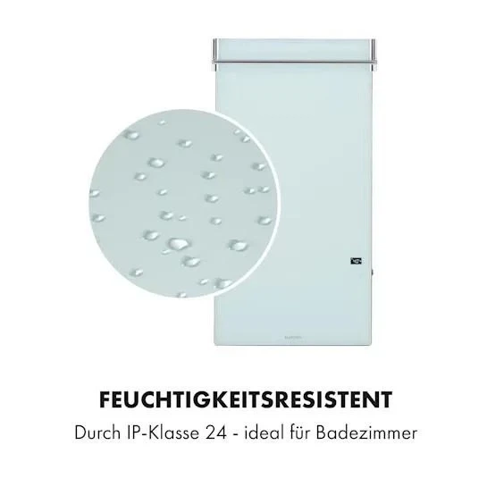 Уценка Инфракрасный обогреватель Klarstein Hot Spot Crystal Smart 750w полотенцесушитель для ванны умный дом - изображение 3