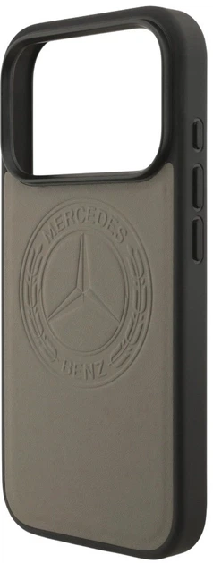 Панель Mercedes Leather Vintage Logo MagSafe для iPhone 17 Pro Beige (3666339508111) - зображення 5