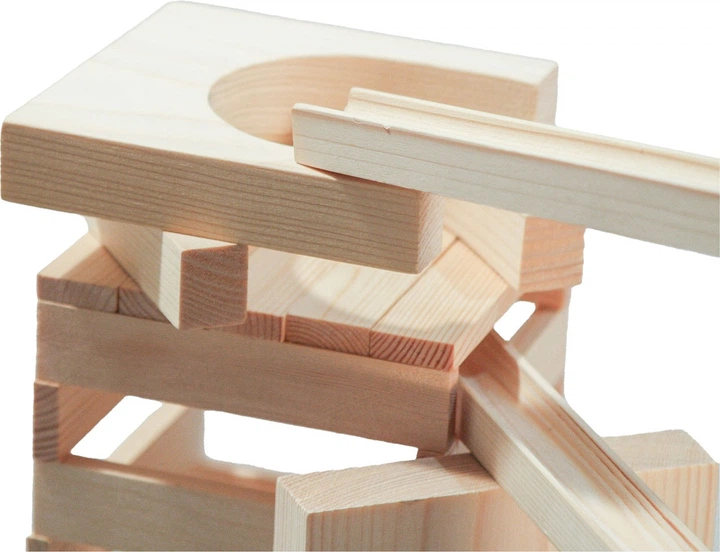 Кульковий трек Bblocks дерев'яний 36 елементів BBLKNIK-N2 (8718182370690) - зображення 2