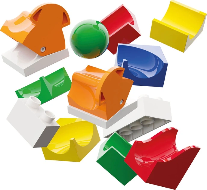 Tor kulkowy Hubelino Marble Run 43 elementy 420497 (4250331420497) - obraz 3