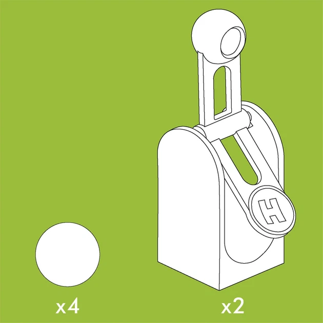 Tor kulkowy Hubelino młot grawitacyjny 6 elementów 420657 (4250331420657) - obraz 5