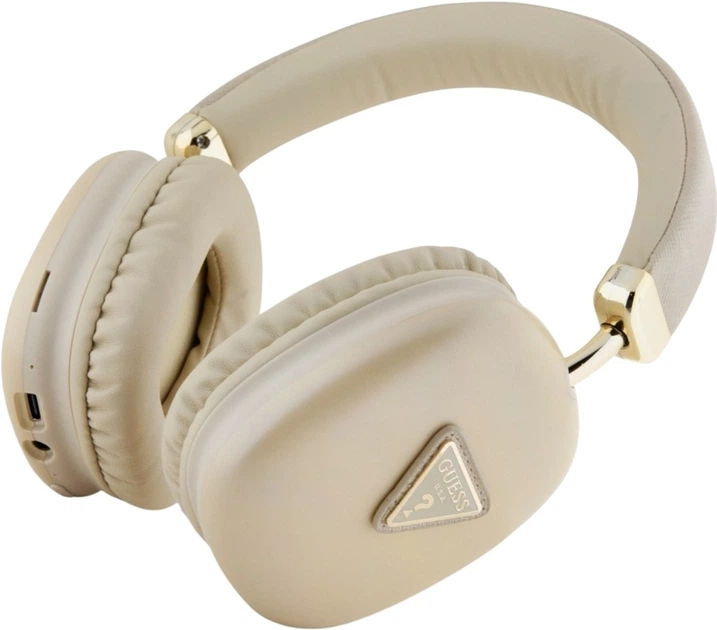 Навушники Guess Metallic Triangle Logo Gold (GUBHK1SATSD) - зображення 3