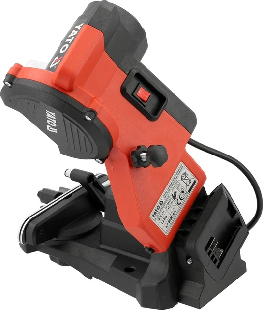 Akumulatorowa ostrzałka do łańcuchów YATO YT-84981 18 V 2 Ah 108 mm bez akumulatora i ładowarki (5906083116193) - obraz 3