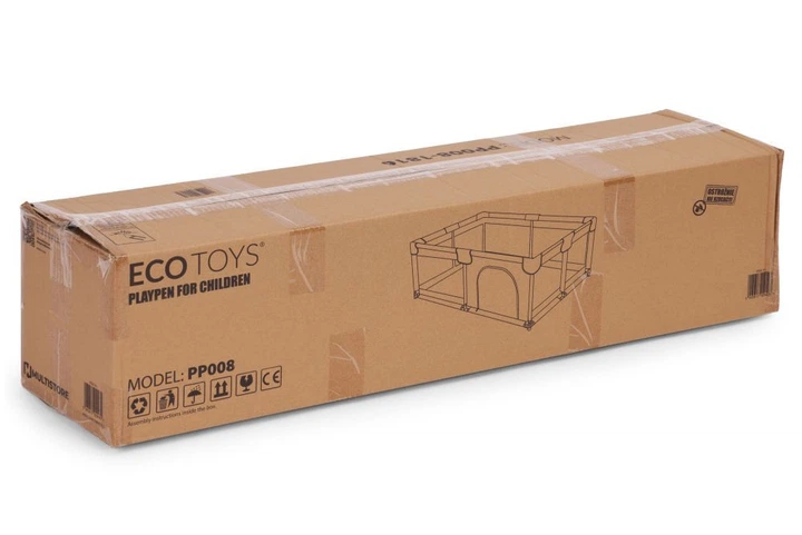 Манеж дитячий майданчик EcoToys 160 x 200 см + сумка Cірий (PP008-2016) - зображення 6
