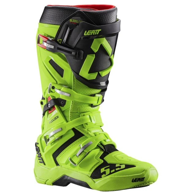 Мотоботы LEATT 5.5 FlexLock Boot [Lime Green] - 10 - изображение 3