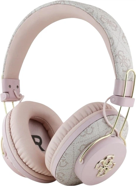 Słuchawki Guess Metal 4G Logo Pink (GUBHS72P4FC4MP) - obraz 2