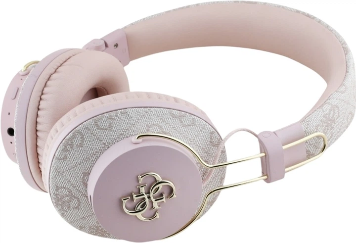 Słuchawki Guess Metal 4G Logo Pink (GUBHS72P4FC4MP) - obraz 3