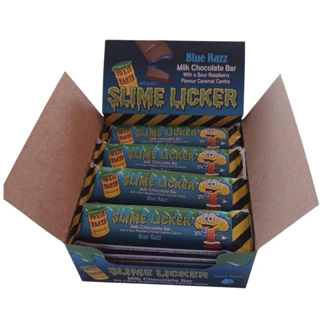 Шоколадний батончик Toxic Waste Slime Licker з ожиною, 1 шт (50 г) - Фото 4 Шоколадний батончик Toxic Waste Slime Licker з ожиною, 1 шт (50 г) - зображення 4