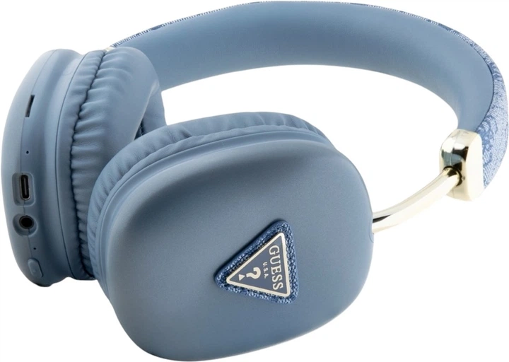 Słuchawki Guess 4G Triangle Logo Blue (GUBHK1P4TPB) - obraz 3