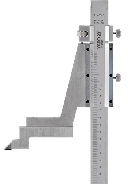 Висотомір Yato YT-72273 500 мм (5906083122446) - зображення 4