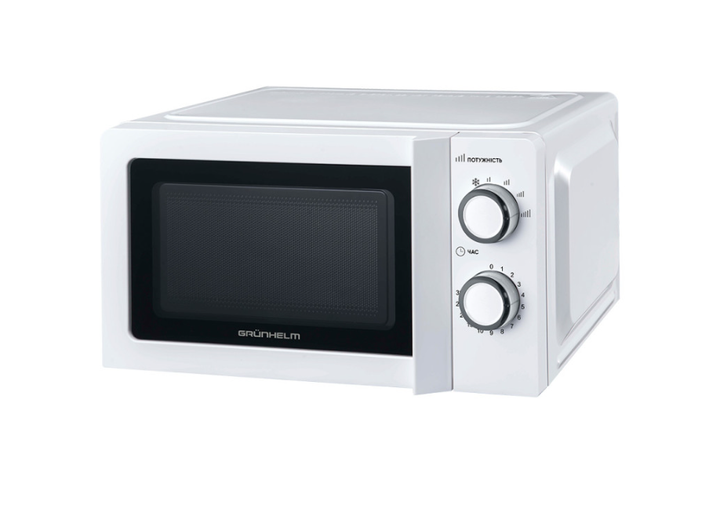 Микроволновая печь Grunhelm 20MX711-W микроволновка 700 Вт Белая - Фото 1 Микроволновая печь Grunhelm 20MX711-W микроволновка 700 Вт Белая - изображение 1