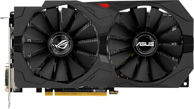 Видеокарта AMD Radeon RX 470 4GB Asus ROG Strix Gaming OC (ROG-STRIX-RX470-O4G-GAMING) Б/У - изображение 2